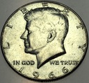 USA 1966 1/2 Dolara Half Dollar Liberty John F Kennedy