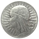 5 zł złotych 1933 Głowa kobiety Polonia SREBRO