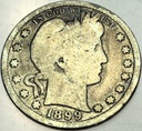 USA 1/4 Dolara 1899