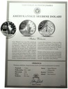 USA 1 Dolar 1986 Statua Wolności Ellis Island SREBRO