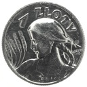 1 zł złoty 1925 Kobieta i kłosy, żniwiarka, kropka