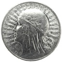 10 zł złotych 1932 Głowa kobiety Polonia SREBRO