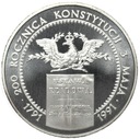 200000 zł złotych 1991 Konstytucja 3 Maja SREBRO