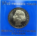 50 zł złotych 1974 Fryderyk Chopin Szopen SREBRO