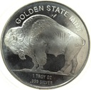 Bizon Indianin Golden State Mint 1 uncja SREBRO