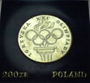 200 zł złotych 1976 Olimpiada SREBRO