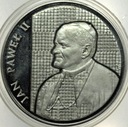 10000 zł złotych 1989 Jan Paweł II KRATKA SREBRO RZADKA