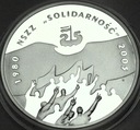 10 zł złotych 2005 NSZZ Solidarność SREBRO