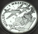 10 zł złotych 2009 Wieluń 1 Września 1939 SREBRO