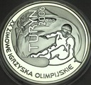 10 zł złotych 2006 Turyn Igrzyska Olimpiada Snowboard SREBRO