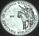 10 zł 2018 100 rocznica Powstania Wielkopolskiego SREBRO