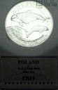 20 zł złotych 2004 Morświn SREBRO PR69
