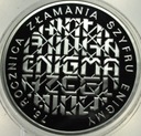 10 zł złotych 2007 Enigma 75 rocznica złamania szyfru Enigmy SREBRO