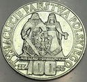 100 zł złotych 1966 Mieszko Dąbrówka Tysiąclecie Państwa Polskiego SREBRO