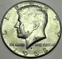USA 1/2 Dolara 1968 Half Dollar Liberty JFK John F Kennedy SREBRO