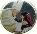 medal Jan Paweł II Błogosławieni czystego serca K. Beatyfikacyjna SREBRO