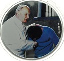 medal Jan Paweł II Błogosławieni miłosierni Kolekcja Beatyfikacyjna SREBRO