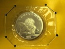 Wyspy Marshalla 5 dolarów 1994 Boże Narodzenie Aniołek Rafael Santi blister