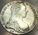 Austria talar Teresy 1780 Maria Teresa SREBRO
