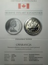 Kanada 1 dolar 1972 Indiańskie Kanoe Srebrne Dolary Kanadyjskie SREBRO