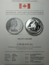Kanada 1 dolar 1975 100 lat Calgary Srebrne Dolary Kanadyjskie SREBRO