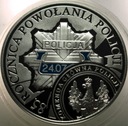 10 zł złotych 2004 POLICJA 85 rocznica powołania Policji SREBRO