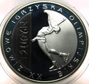 10 zł złotych 2006 Turyn Igrzyska Olimpiada Łyżwiarstwo SREBRO