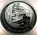 10 zł złotych 2006 Turyn Igrzyska Olimpiada Snowboard SREBRO