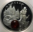 Szlak Bursztynowy 1 dolar 2012 Wrocław LUSTRZANA