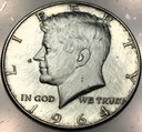 USA 1/2 Dolara 1964 Half Dollar Liberty JFK John F Kennedy SREBRO