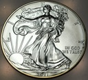 USA 1 dolar dollar 2011 American Silver Eagle uncja 1 oz SREBRO