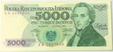 1988 5000 zł złotych Chopin seria EA