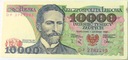 1988 10000 zł złotych Wyspiański, seria DP