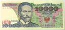 1988 10000 zł złotych Wyspiański, seria DR