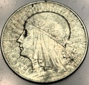 5 zł złotych 1932 Głowa Kobiety Polonia Jadwiga Babka SREBRO