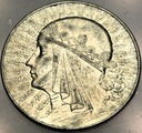 5 zł złotych 1934 Głowa Kobiety Polonia Jadwiga Babka SREBRO