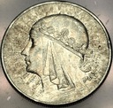 10 zł złotych 1932 Głowa Kobiety Polonia Jadwiga Babka SREBRO