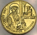 2 zł złote 1999 Jan Łaski Reformator Kościoła
