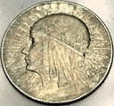 5 zł złotych 1932 Głowa Kobiety Polonia Jadwiga Babka SREBRO