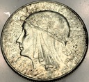 5 zł złotych 1933 Głowa Kobiety Polonia Jadwiga Babka SREBRO