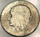 5 zł złotych 1934 Głowa Kobiety Polonia Jadwiga Babka SREBRO