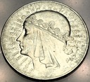 10 zł złotych 1933 Głowa Kobiety Polonia Jadwiga Babka SREBRO