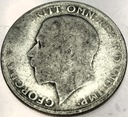 Anglia UK floren florin 1911-1926 Jerzy V George SREBRO
