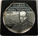 300000 zł złotych 1994 70-lecie odrodzenia Banku Polskiego SREBRO