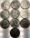 LOT ZESTAW 10x 10 zł złotych 1932 Głowa Kobiety Polonia Jadwiga SREBRO