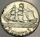 2 zł złote 1936 Żaglowiec SREBRO