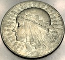 5 zł złotych 1932 Głowa Kobiety Polonia Jadwiga Babka SREBRO