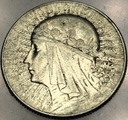 5 zł złotych 1934 Głowa Kobiety Polonia Jadwiga Babka SREBRO