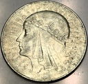 10 zł złotych 1932 Głowa Kobiety Polonia Jadwiga Babka SREBRO