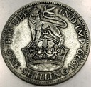 Anglia UK 1 szyling shilling 1929 Jerzy V George SREBRO